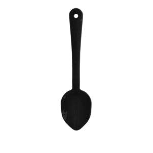Thunder Group PLSS111BK Serving Spoon, 11", Solid, Dishwasher Safe, Polycarbonate, Black, Nsf