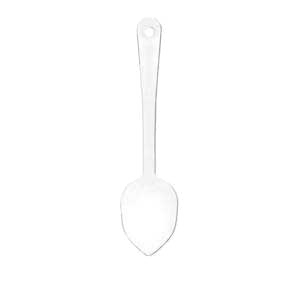 Thunder Group PLSS111CL Serving Spoon, 11", Solid, Dishwasher Safe, Polycarbonate, Clear, Nsf