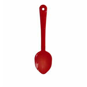 Thunder Group PLSS111RD Serving Spoon, 11", Solid, Dishwasher Safe, Polycarbonate, Red, Nsf