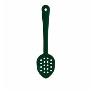 Thunder Group PLSS113GR Serving Spoon, 11", Perforated, Dishwasher Safe, Polycarbonate, Green, Nsf