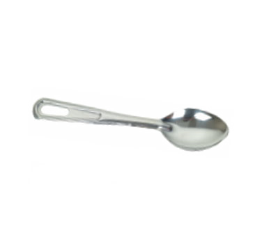 Thunder Group SLSBA111 Basting Spoon, 11" L, Solid, Flat Handle, Hanging Hole, Stainless Steel