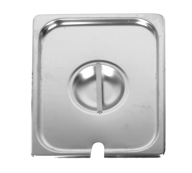 Thunder Group STPA7120CS Steam Table Pan Cover, Half Size, Slotted With Handle, Reinforced Corners, 24 Gauge Stainless Steel, Nsf