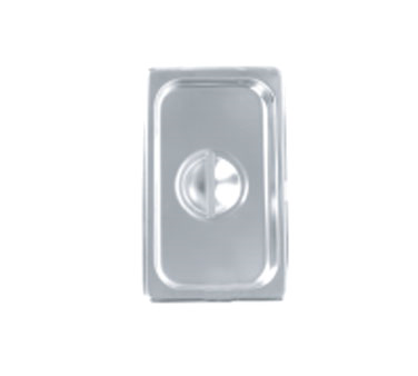 Thunder Group STPA7130C Steam Table Pan Cover, 1/3 Size, Solid With Handle, Reinforced Corners, 24 Gauge Stainless Steel, Nsf