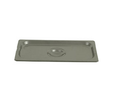 Thunder Group STPA7190C Steam Table Pan Cover, 1/9 Size, Solid With Handle, Reinforced Corners, 24 Gauge Stainless Steel, Nsf