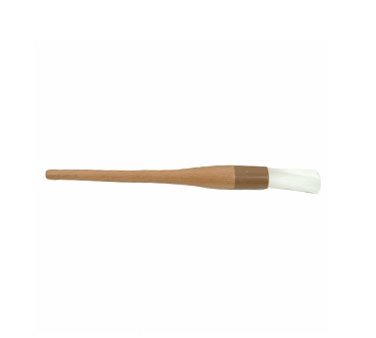 Thunder Group WDPB006N Pastry Brush, 1" Round, Sterilized Nylon Bristles, Bound By Brown Plastic Ferrule, Wood Handle