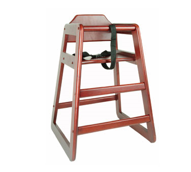 Thunder Group WDTHHC020 High Chair, Wood, Mahogany