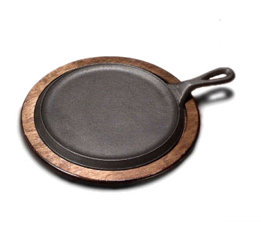 Tomlinson Industries 1016271 (rp-19) Griddle, 9" Dia., With Handle, Raised, Round, Cast Iron (must Be Purchased In Case Quantities)