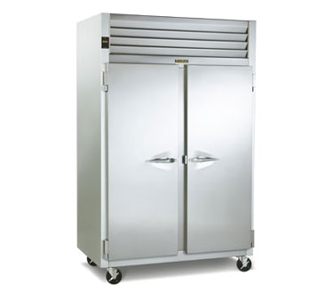 Traulsen G20010 Reach-in Refrigerator, 3 Epoxy Coated Shelves Per Section, Stainless Steel Front And Full Height Doors
