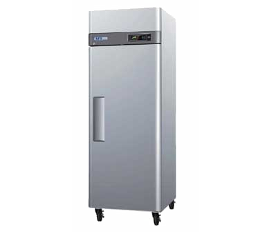 Turbo Air M3R19-1 M3 Referigerator, Reach-in, One-section, 20 Cu. Ft., 1/4 Hp, Exterior Led Digital Thermometer, (1) Hinged Solid Door W/recessed Handle & Lock, (3) Pe Coated Wire Shelves, Stainless Steel Front & Sides, Aluminum Interior With Stainless Steel Floor, 4"