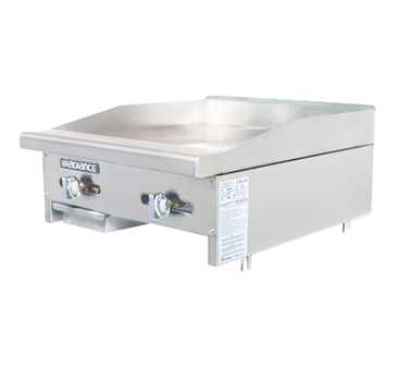 Turbo Air TAMG-24 Griddle, Gas, 24", 3/4" Plate, Counter Top