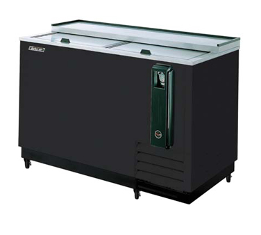 Turbo Air TBC-50SB Bottle Cooler, 50", 4 Pe Adjustable Dividers, 2 Sliding Doors, Stainless Steel Counter Top And Lid