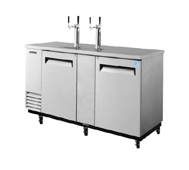 Turbo Air TBD-3SD Beer Dispenser, 69", 2 Swing Doors, Stainless Steel Countertop And Exterior, Stainless Steel Interior Door Liner And Floor