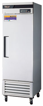 Turbo Air TSR-23SD Super Deluxe Refrigerator, Reach-in, One-section, 23 Cu. Ft., Self-contained, 304 Stainless Steel Front & Side, Galvanized Back & Top Of The Cabinet, Stainless Steel Interior, Hinged Solid Door W/recessed Handle, (3) Adjustable Stainless Steel Wire S