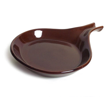 Tuxton China BAP-130 Fry Pan Server, 28-1/2 Oz., 12-3/4" X 9-5/8" X 1-1/2", Microwave & Dishwasher Safe, Oven Proof, Fully Vitrified, Ceramic, Duratux®©, Caramel