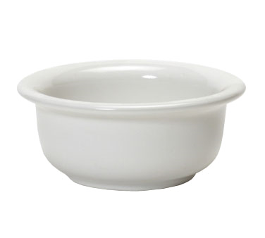 Tuxton China BWB-1409 Pot Pie Dish, 14 Oz., 5-3/4" Dia. X 2-3/8"h, Round, Microwave & Dishwasher Safe, Oven Proof, Fully Vitrified, Ceramic, Duratux®©, White