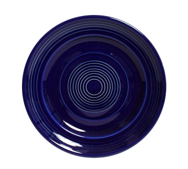 Tuxton China CCA-120 Plate, 12" Dia., Round, Wide Rim, Microwave & Dishwasher Safe, Oven Proof, Fully Vitrified, Ceramic, Concentrix®©, Cobalt