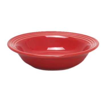 Tuxton China CQD-052 Fruit Dish, 4-1/2 Oz., 5-3/8" Dia., Round, Microwave & Dishwasher Safe, Oven Proof, Fully Vitrified, Ceramic, Tuxcare®©, Healthcare, Concentrix®©, Cayenne