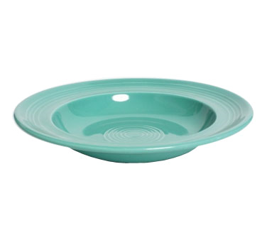 Tuxton China CTD-090 Soup Bowl, 12 Oz., 9" Dia., Round, Rimmed, Microwave & Dishwasher Safe, Oven Proof, Fully Vitrified, Ceramic, Concentrix®©, Cilantro