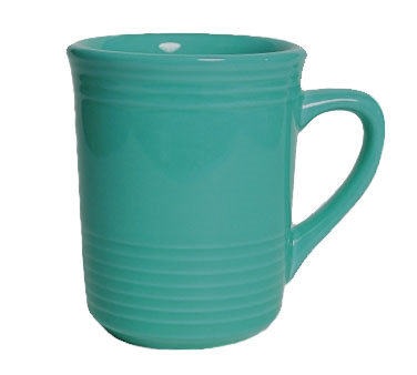 Tuxton China CTM-085 Gala Mug, 8 Oz., 3-7/8"h, Microwave & Dishwasher Safe, Oven Proof, Fully Vitrified, Ceramic, Tuxcare®©, Duratux®©, Concentrix®©, Cilantro