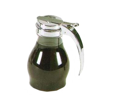 Vollrath 1214 Dripcut® Syrup Server, 16 Oz., Polycarbonate Jar, Chrome Plated Cap, Clear, 5-3/4"h (14.6cm), 3-1/2" (8.9cm) Bottom Diameter, 1-7/8" (4.8cm) Jar Opening, Usa Made (can Break Case, But A $3.00 Broken Case Fee Applies, Packed 12 Per Case)