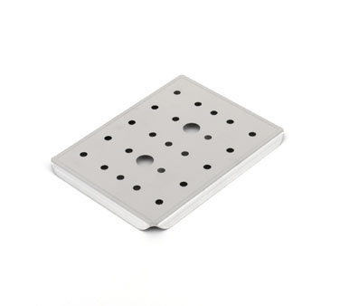 Vollrath 20600 Super Pan V™ False Bottom, For Steam Table Pan, 1/6 Size, 3/8" Drain Holes, Stainless Steel, Usa Made