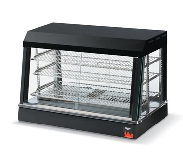 Vollrath 40734 Hot Food Merchandiser, 36" Counter Top, Illuminated, 3 Adjustable Shelves