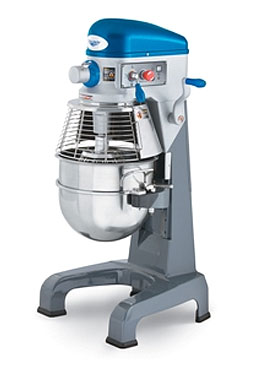 Vollrath 40757 Bench Mixer, 20-qt,with Guard, 3 Speed, #12 Attachment Hub Accommodates Meat Grinder & Vegetable Slicer Attachments (attachments Sold Separately), Heavy Duty Construction, Heat Treated Alloy Steel Gears & Shafts, Grease-packed Ball Bearings, Bowl Arm