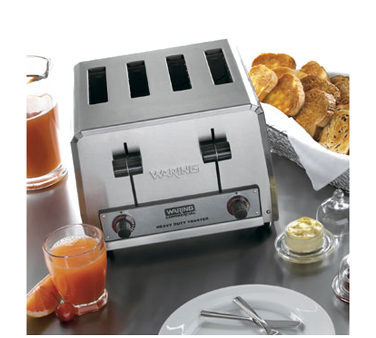 Waring WCT800RC Pop-up Toaster, Heavy Duty, Removable Crumb Tray, 240 Slices Per Hour
