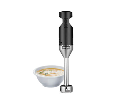 Waring WSB33X Quick Stik Plus™ Immersion Blender, Medium Duty, 12 Qt. (3 Gallon) Capacity, 7" Stainless Steel Fixed Shaft, Stainless Steel Blade, 2-speed Motor, Rubberized Comfort Grip, 6' Cord With 3-prong Plug, 120v/60/1-ph, 100w, Nsf, Etl