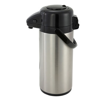Winco APSP-930 Vacuum Server, 3.0 Liter, Stainless Steel Liner, Push Button, Stainless Steel Body, Heat Retention: 173°f At 10 Hours Or 144°f At 24 Hours