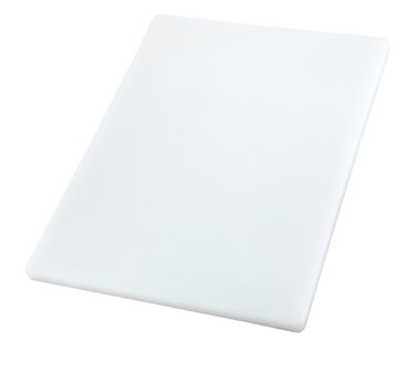 Winco CBXH-1520 Cutting Board, 15" X 20" X 1" Thick, Rectangular, White