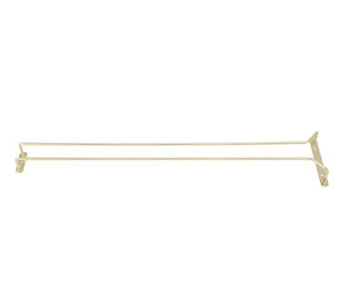 Winco GH-24 Wire Glass Hanger, 24", Brass Plated