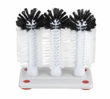 Winco GWB-3 Glass Washer Brush, (3) Brush With Plastic Base