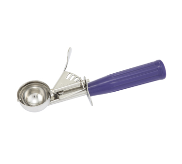 Winco ICD-40 Ice Cream Disher, Size 40, Plastic Handle, Stainless Steel, Purple, Nsf (12 Each Per Inner Case, 36 Each Per Master Case)