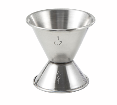 Winco J-1 Jigger, 1/2 Oz. X 1 Oz., Stainless Steel (12 Each Per Inner Case, 300 Each Per Master Case)