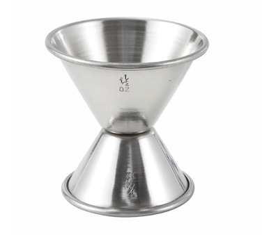 Winco J-3 Jigger, 3/4 Oz. X 1-1/2 Oz., Stainless Steel (12 Each Per Inner Case, 300 Each Per Master Case)