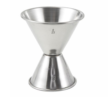 Winco J-5 Jigger, 1 Oz. X 2 Oz., Stainless Steel