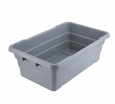 Winco PL-8 Lug/nesting, 24-1/2" X 15-3/4" X 9", Gray