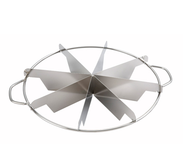 Winco SCU-8 Pie Cutter, 8-cut, Stainless Steel (6 Each Per Inner Case, 12 Each Per Master Case)