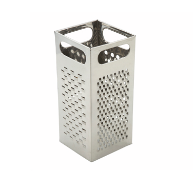 Winco SQG-4 Grater, 9" X 4", Boxed, Stainless Steel (12 Each Per Inner Case, 24 Each Per Master Case)