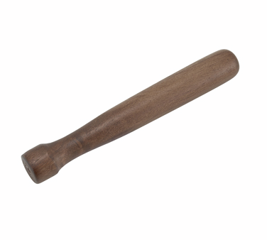 Winco WMW-8 Muddler, 8", Walnut Lacquered, Wood (24 Each Per Inner Case, 144 Each Per Master Case)