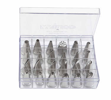 Winco CDT-24 Winco Cdt24 24-piece Cake Decorating Tube Set