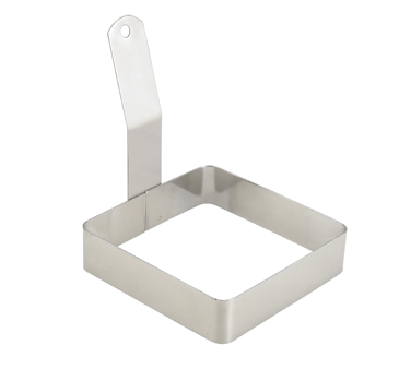 Winco EGRS-44 Winco, Egg Ring, 4" X 4", Square, Stainless Steel