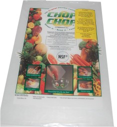 Cool Curtain CB1218-1 Cutting Board, 12" X 18", Plastic, Clear/frosted, Flexible