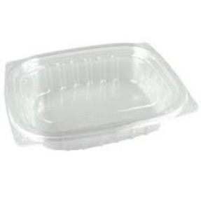 Dart Container C12DCPR Pac Container W/flat Lid, 12 Oz, Plastic, Clear, 63/pk