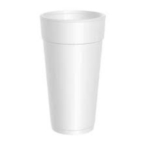Dart Container 24J16 Cup Container, 24 Oz, Foam, White, 20/pk Lid: Any 16 Series