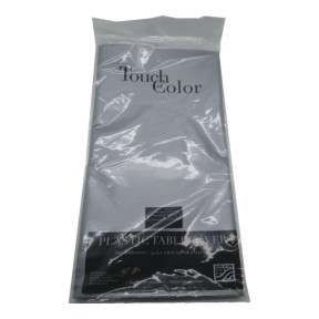 Converting 01-203 Table Cover, 54" X 108", Plastic, Silver, 12/cs