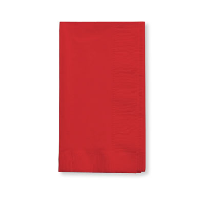 Converting 27-1031 Dinner Napkin, 16" X 16", Red, 2-ply, 6/100/600
