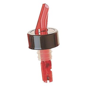 Co-rect EPO214 Econo Pourer, 1 Oz, Black Collar/red Nozzle/red Base