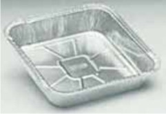 Durable 1155-35 Durable Packaging, Aluminum Foil Cake Pan 8"x8"